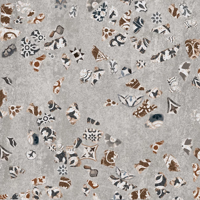 Cement Mosaic Matte Porcelian Tile 60x60