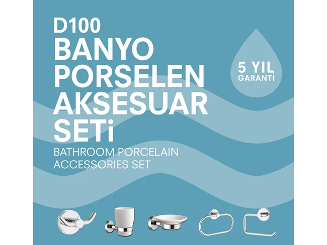 D100 Porcelain Accessories Set