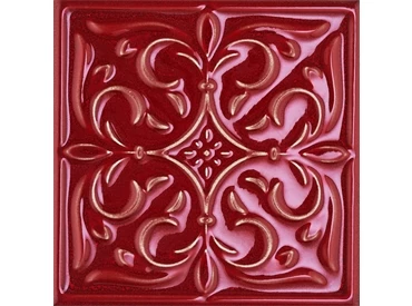 Formart Glossy Red Heritage Decor 20x20