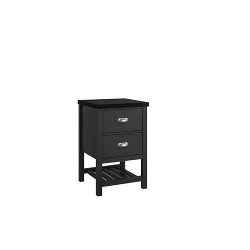 Grandhome Side Cabinet Matte Black Ocean Black Ksfx Counter Matte Chrome Handle