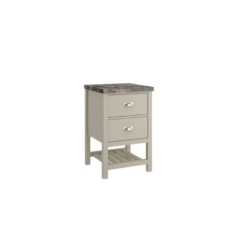 Grandhome Side Cabinet Matte Sage Green Asteroid Ksfx Counter Glossy Gold Handle