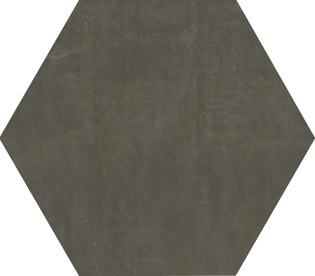 Hexagon Mat Siyah Yer Karosu 17,5x20