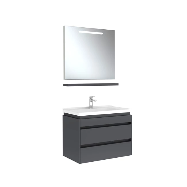 Idea 2.0 Two Drawers Set Glossy White 80 Cm