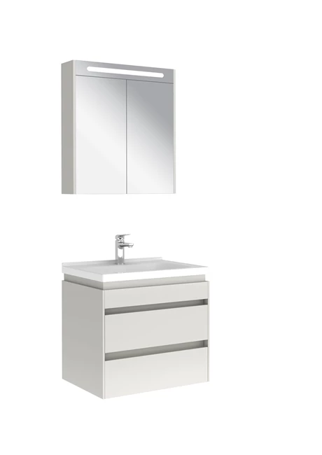 Idea 2.0 Two Drawers Set Glossy White 65 Cm