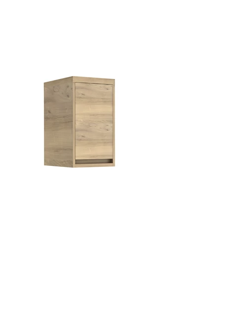 Lotus Side Cabinet Matte White (Pallisandro Ksfx Top Tray) 45 Cm