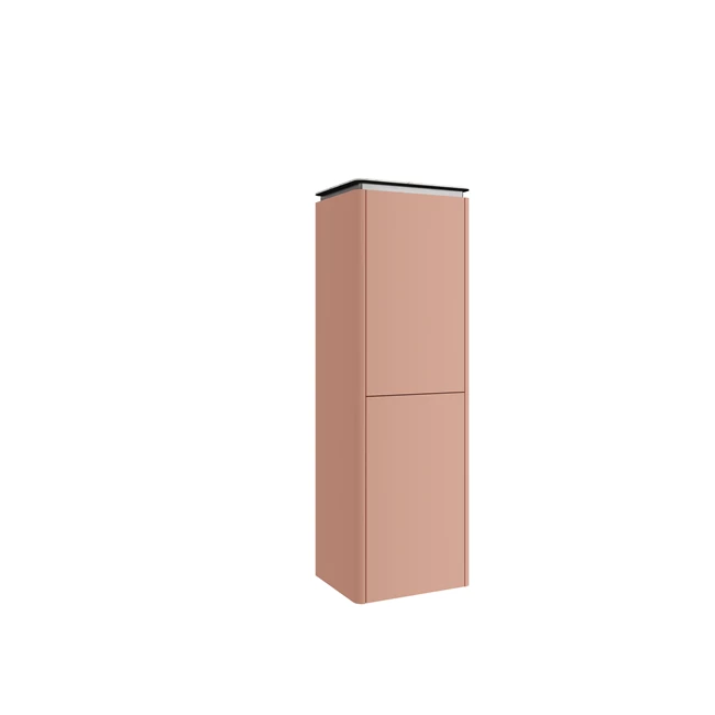 Lotus Tall Cabinet Matte Peach (Asteroid Ksfx Top Tray) 45 Cm