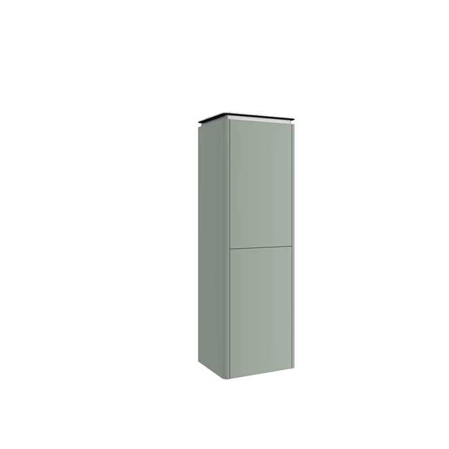 Lotus Tall Cabinet Matte Sage Green (Asteroid Ksfx Top Tray) 45 Cm