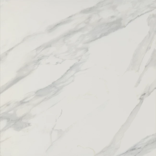 Marmoles Brillo Parlak Beyaz Calacatta Yer Karosu 60x60