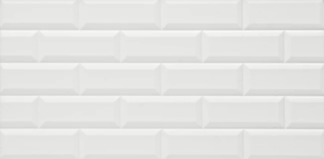 Millennium Glossy White Wall Tile 30x60