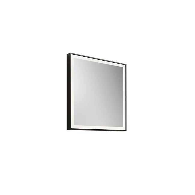 Mood Illuminated Mirror Matte Black 65  Cm