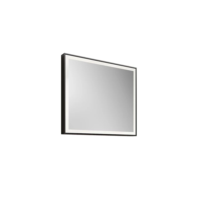 Mood Illuminated Mirror Matte Black 80  Cm