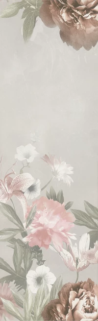 Romantica Matte Grey Rose 3 Modul Decor 33x100