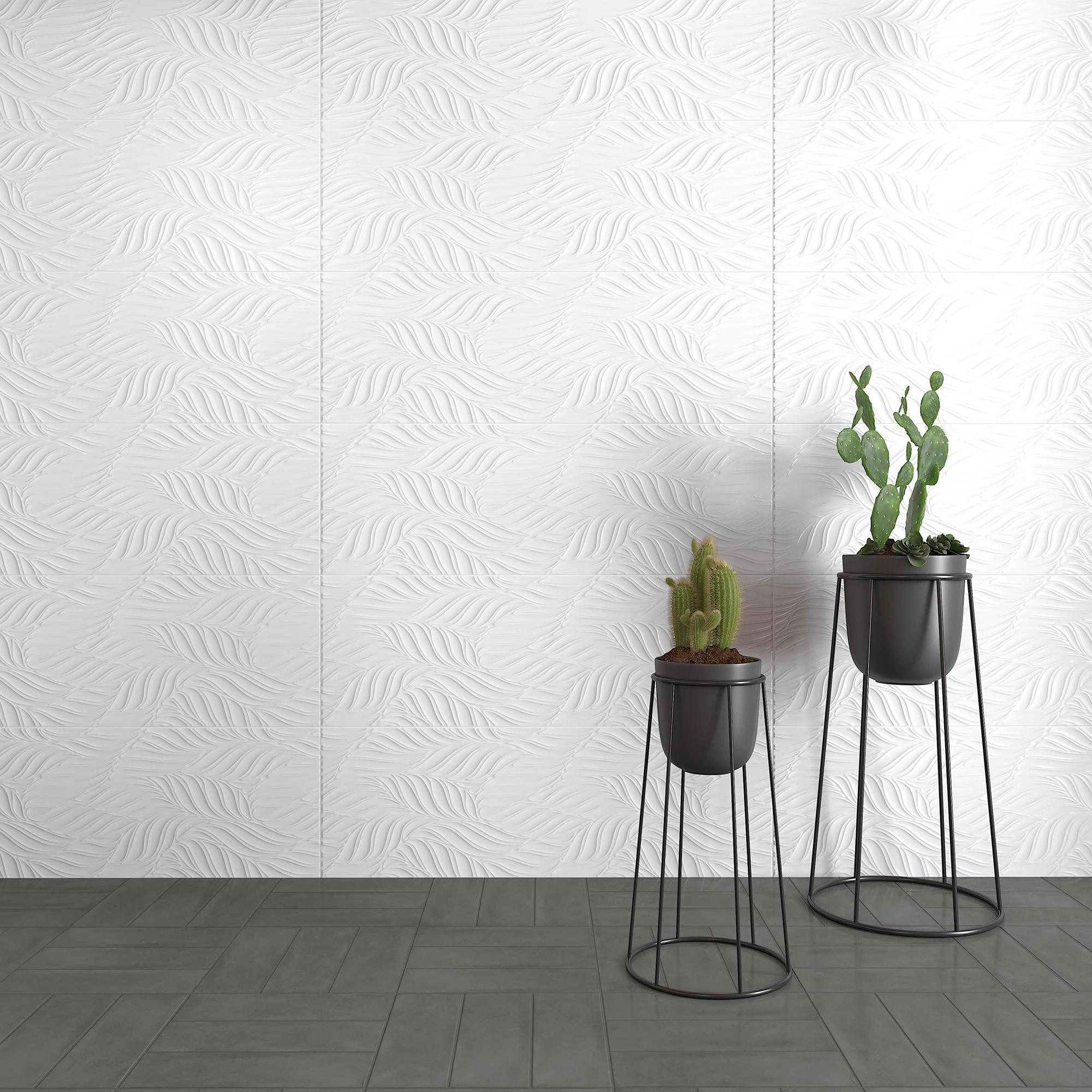 Shine Matte White Wall Tile 30x90