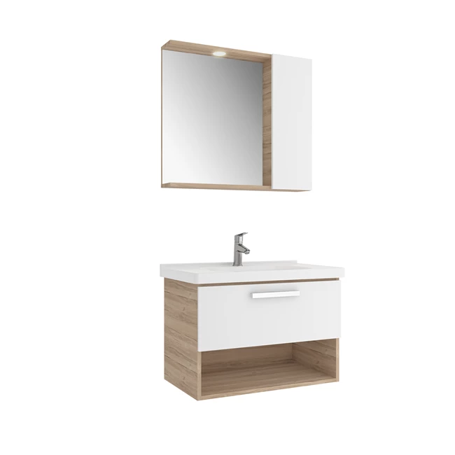 Trevi Set White/Oak 80 Cm