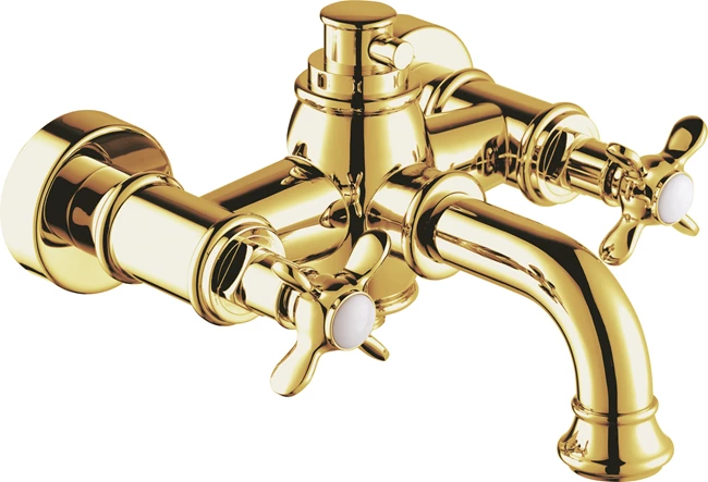 Victorian Bath Mixer Gold