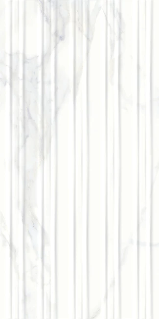 Viento Parlak Beyaz Line Dekor 60x120