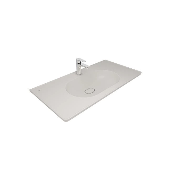 Zero 2.0 Shelf Washbasin Matte Pearl 100X50 Cm