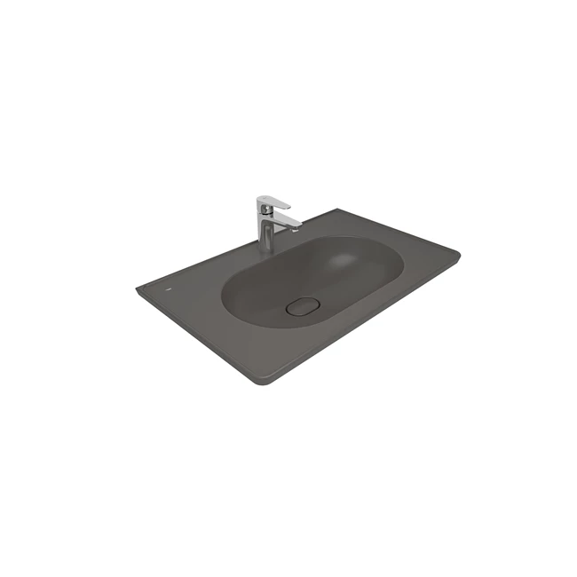 Zero 2.0 Shelf Washbasin Matte Anthracite Grey 80X50 Cm