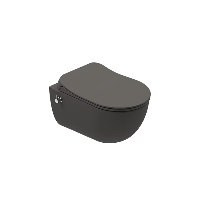 Zero 2.0 Smart Wall Hung WC + Ultra Slim Seat Matte Anthracite Grey