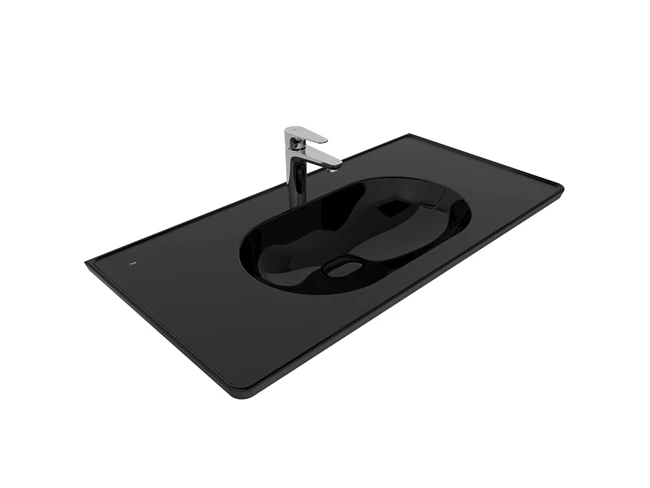 Zero 2.0 Shelf Washbasin Black 100X50 Cm